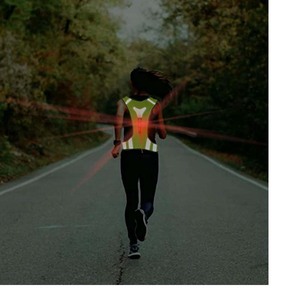 <span class=keywords><strong>Gilet</strong></span> réfléchissant de sécurité à LED <span class=keywords><strong>clignotant</strong></span>, vert fluorescent, orange, réglable, pour la randonnée, le jogging, la marche, le vélo, le trafic - Product Image 4