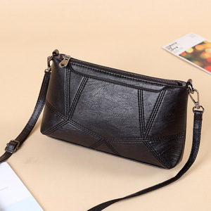 Women PU Leather Messenger Bag <b>Small</b> Handbags Simple Style Shoulder Bags Crossbody Bag Clutch <b>Purse</b> - Product Image 1
