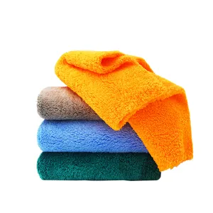 Professional 70/30 Blend 450 GSM Super Plush Edgeless Microfiber Auto Detailing Towels Car Drying Wash Buffing Polishing Towel