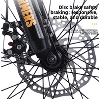 Vélo de montagne pour fille, cadre en alliage d'aluminium, freins à disque doubles, suspension souple, pour homme, tout-terrain, 21-24 vitesses, amortisseur, pour jeunes