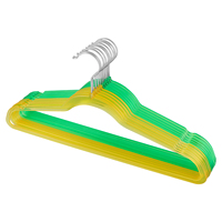 Top-Ranking 50-teiliges Kunststoff-Kleiderbügel-Set Flexibles Multifunktionales Design Kleiderschrank Hemd- und Mantelbügel