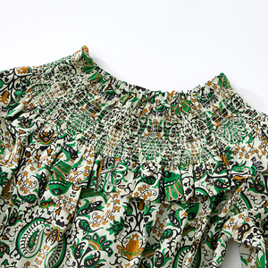 Camicette Estive da <span class=keywords><strong>Donna</strong></span> in Popeline di Cotone con Stampa Digitale a <span class=keywords><strong>Mezza</strong></span> <span class=keywords><strong>Manica</strong></span> per Ufficio, Personalizzabili all'Ingrosso - Product Image 3