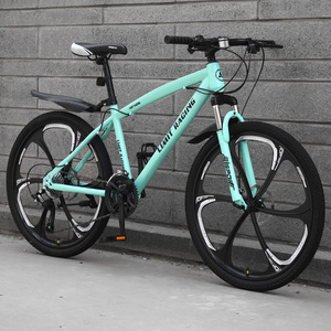 VTT de 26 pouces avec 21 vitesses, 24 roues, fourche en aluminium économique, système de frein à disque pour le cyclisme - Product Image 3