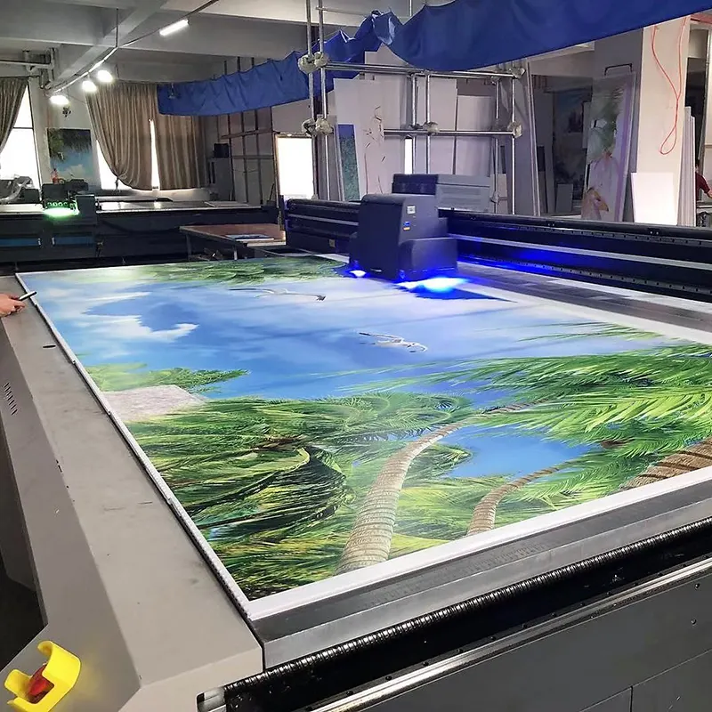Hot sale flatbed printer high resolution printer 4030 digital printing With Shaker and Dryer