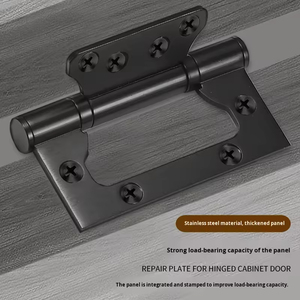 Stainless Steel Silent Bearing <b>Hinges</b> for Bedroom Wooden <b>Doors</b> Thickened No-Slot Installation Soft Closing <b>Window</b> Living Room - Product Image 3