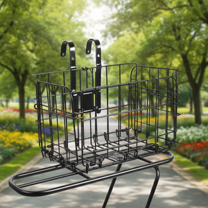 Cesta <span class=keywords><strong>Plegable</strong></span> de Acero Resistente <span class=keywords><strong>para</strong></span> <span class=keywords><strong>Bicicleta</strong></span>, <span class=keywords><strong>Canasta</strong></span> Delantera y Trasera <span class=keywords><strong>para</strong></span> Equipaje, <span class=keywords><strong>para</strong></span> <span class=keywords><strong>Bicicleta</strong></span> de Montaña - Product Image 2
