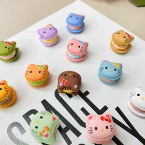 Hello Kitty Themed Pendants Zinc Alloy Mini Cartoon Charms For DIY Jewelry Unisex <b>Gift</b> Accessory - Product Image 1
