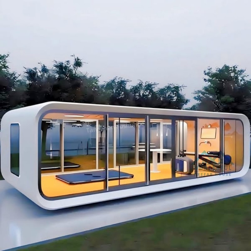 Modern Prefab Capsule Container Housees Wholesale Capsule Hotel apple Cabin House Good apple Cabin Office Manufacturer