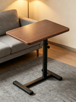 Bureau d'ordinateur portable pliable et mobile 360 °   Table de chevet réglable en hauteur et rotative pour la maison, le bureau, l'étude et l'écriture