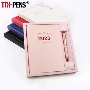 TTX Custom Logo Kawaii Fashion Back To School Supplies Promotion Christmas Notebook Pen Kids Gift Box Stationery Set