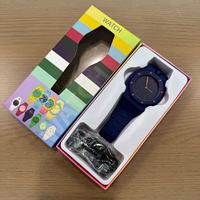 Nouvel ensemble montre deux-en-un modèle 2026, design octogonal, montre à quartz, bracelet en céramique, coffret cadeau tendance