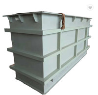 Réservoir de galvanoplastie matériel de PVC d'OEM pp pour plaquer le lavage de marinage acide