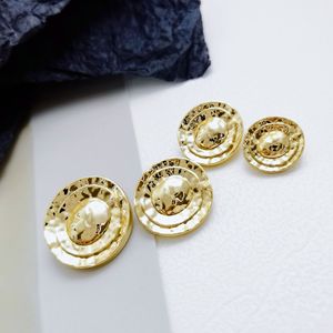 Boutons en métal de style égyptien de 15 mm à 23 mm pour manteau en fourrure, costume, veste en tweed, pull, boutons décoratifs ronds - Product Image 2