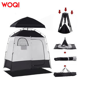 Tente de douche pop-up Woqi 150x150x190cm, imperméable, pour camping en plein air, toilettes, baignoire, tente monocouche à installation automatique - Product Image 4