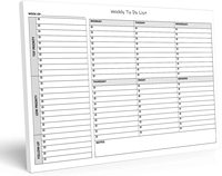 Bloc de notas de planificación de 50 páginas A5 A4 personalizado para listar tareas, planificador de acciones o Bloc de notas de registro de actividad, herramienta de trabajo multifuncional