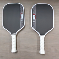 Raquette de pickleball hybride en Kevlar avec logo personnalisé, face en fibre de carbone T700, contrôle élevé, amortissement puissant, OEM, ODM, marque privée