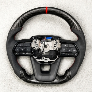 Volant en fibre de carbone pour <span class=keywords><strong>Toyota</strong></span> Hilux Corolla <span class=keywords><strong>GR</strong></span> <span class=keywords><strong>86</strong></span> Camry Land Cruiser Fortuner LC300 LC200 Prado 120 150 LC79 LC70 LC76 - Product Image 1