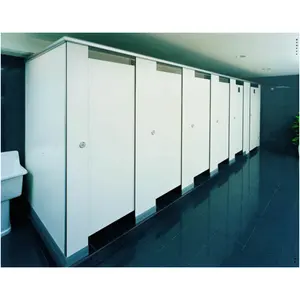 Sistema 2024 da separação do painel de laminado fenólico Hpl do compartimento do banheiro público