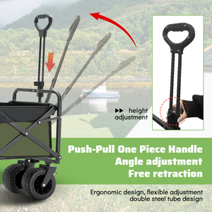 Carrito plegable de gran capacidad para coche de campamento al aire libre, puesto de remolque, tirador de conductor después de abrir una caravana - Product Image 5