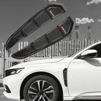 2pcs Auto Accessoires Extérieurs ABS Ventilations de Voiture Décoratif Entrée D'air Grille Spoiler Garniture Couverture Car Side Vent Fender Stickers