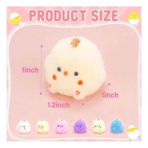 Juguetes Blandos de Silicona con Diseño de Pescado Taba Mochi 2025, Vibrantes, Paquete de 24, Sensoriales, para Aliviar el Estrés, para Adolescentes, con Certificación CE - Product Image 3