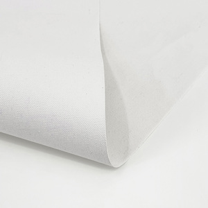 Artist Grade White Cotton Canvas Roll Acid Free Fabric for Oil <b>Painting</b> Fine <b>Texture</b> - Product Image 4