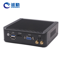 Terminal en la nube Mini PC Nano Celeron J4125 J1900 Atom E3845 8GB Ram Quad Core 4 Lan X86 HD/VGA Industrial Barebone Router Mini PC