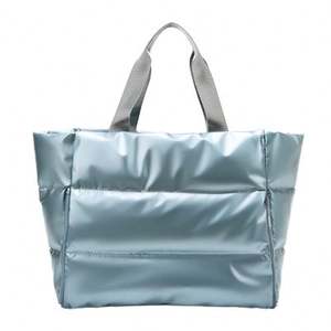 Bolsa de Viaje de Piel Sintética de Alta Calidad para Mujer, Bolsa de Mano Impermeable, Bolsa Deportiva Grande, Práctica y Moderna - Product Image 3