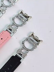 Bracelets de <span class=keywords><strong>montre</strong></span> en <span class=keywords><strong>cuir</strong></span> avec fermoir de connexion en métal de style mignon, adaptés aux tailles 38/40/41/42/44/45/46/49MM - Product Image 2