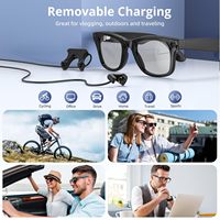 1.5M Portable Clip-On Chargeur Ligne D'alimentation pour RayBan Meta Wayfarer/Skyler/Headliner Smart Glasses Official Charging Case