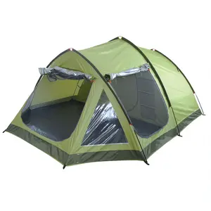 3-4 Person Camping Tent with Transparent TPU Outdoor Tent to Enjoy Beautiful View and Sunshine