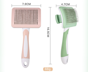 Spazzole autopulenti in plastica per cani e gatti a pelo lungo e corto, prodotto per la rimozione del pelo morto. - Product Image 4