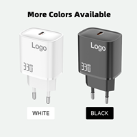 Wistar BARU Pengisi Daya Cepat GaN USB Type C PD 33W Kualitas Unggul dengan Colokan EU untuk Ponsel