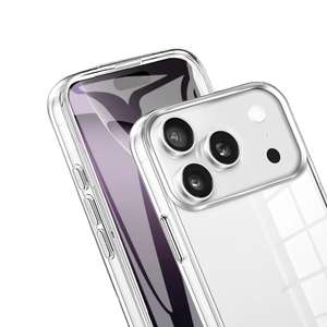 Funda transparente de cobertura total 360° para iPhone 17, compatible con 15 Pro Max, acrílica, colores brillantes, protección 16e - Product Image 5