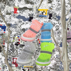 Zapatos para Perros al por Mayor, Ecológicos, para Todas las Estaciones, Estilo Deportivo, para Perros Pequeños/Cachorros y Gatos, Antideslizantes, de Malla Suave y Transpirable - Product Image 3