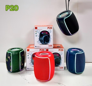 P20 Wireless Portable Woofer Waterproof Fabric BT <b>Speaker</b> Stereo Outdoor Active HIFI Active <b>Speaker</b> FM Radio/TF/<b>USB</b>/AUX - Product Image 2