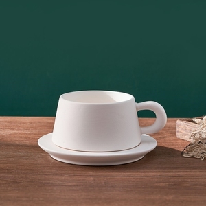 Tazza in Ceramica Grezza ad Alta Temperatura per Pittura Fai-da-Te, Ceramica Bianca per Arte Creativa dei Bambini <span class=keywords><strong>con</strong></span> Alta Visibilità - Product Image 1