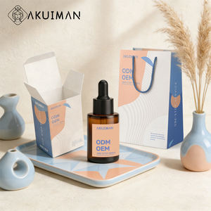 Botella de vidrio ámbar de 50ml 100ml con gotero para aceite - Product Image 1