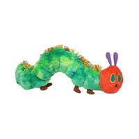 Eric Carle Caterpillar Super Soft Peluche Poupée verte Très faim Soulagement du stress Anniversaire PP Cotton Mesh