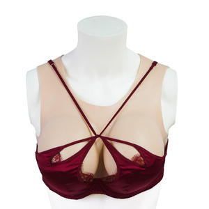 ゲルシリコンおっぱいシリコーンまたはコットン充填高弾性仮面舞踏会衣装着用シリコーン乳房セックスおもちゃ - Product Image 4