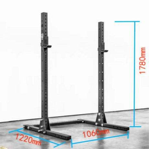 Soporte Ajustable para Sentadillas y Press <span class=keywords><strong>de</strong></span> Banca, <span class=keywords><strong>de</strong></span> Acero Reforzado, Plegable, Multifuncional, para Entrenamiento <span class=keywords><strong>de</strong></span> Pesas Comercial - Product Image 1