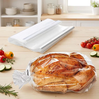 Sacs en plastique personnalisés pour rôtissage au four, emballage de dinde en gros, sacs en plastique 30*38 pour dinde, compatibles micro-ondes et four