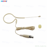 MX153 Single Ear Hook Oortje Microfoon 4-pins Mini TA4F voor Draadloze Bodypack 3 Kleuren voor Podium Live Streaming Presentatie