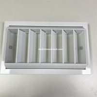 Hvac AC Climatisation Ventilations Jet Diffuseur Aluminium Alimentation Air Haute Capacité Tambour Persiennes Grilles