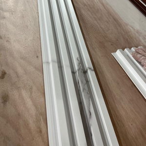 Panneau décoratif en bois lambris Wpc Panneau mural intérieur en bois composite cannelé 3d - Product Image 3