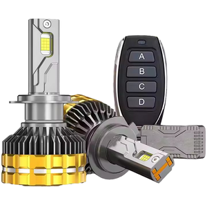 Système d'éclairage automobile Audi haute puissance 160W 12V, phare LED H7 pour voiture, télécommande 4 niveaux, 20000 lumens, température de couleur 3000K-6000K - Product Image 4