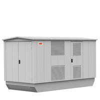 Poste de transformation compact encastré en métal 33 kV 3150 kVA pour applications de distribution moyenne tension en extérieur