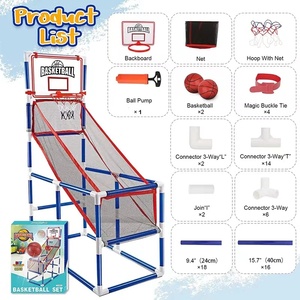 Juego de juguetes de <span class=keywords><strong>baloncesto</strong></span> de Interior de 68 piezas para niños: un juego deportivo divertido y activo para hacer ejercicio - Product Image 3