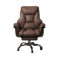 Chaise de bureau de direction ergonomique moderne à dossier haut en cuir synthétique, prix de gros, chaise de bureau de direction de luxe en cuir