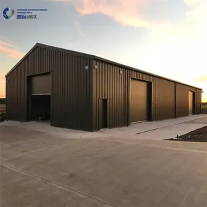 Hangar barato edificio estructura de acero diseño almacén marco usa almacén JBL